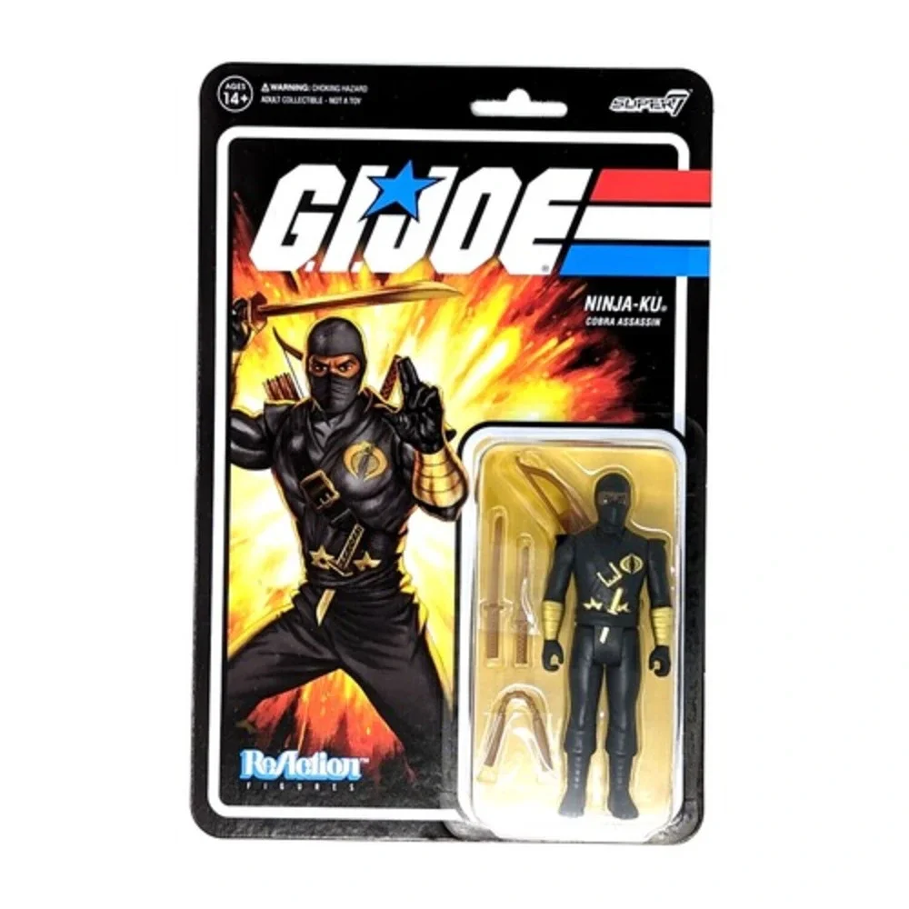 Exclusive Super7 G.I. Joe ReAction Figures Ninja-Ku Action Figure
